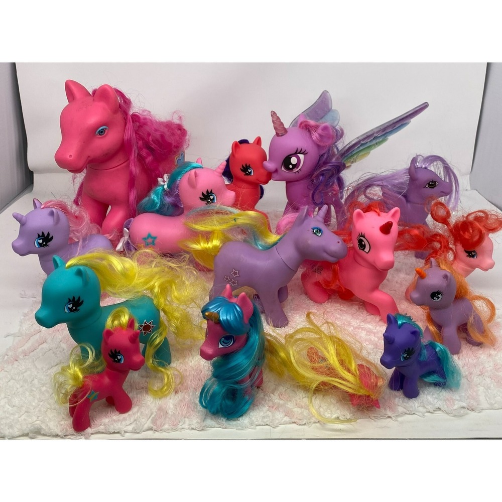 My Little Pony Toy Lot Figurines Horses Unicorns Pegasus Mixed Collection